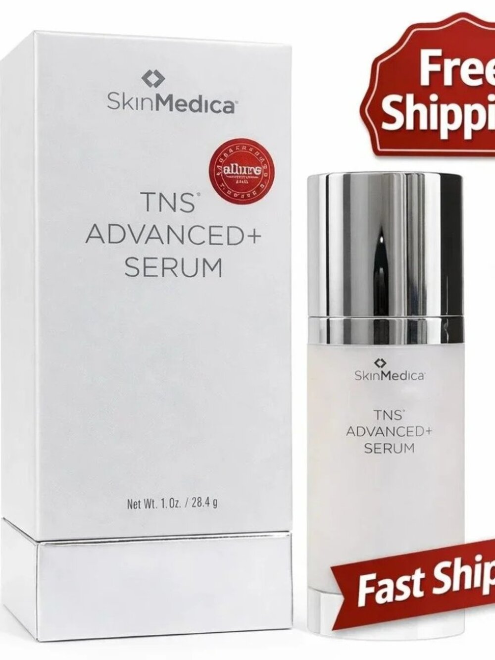 NEW SEAL SkinMedica TNS Advanced Serum - 1oz Exp：10/2028